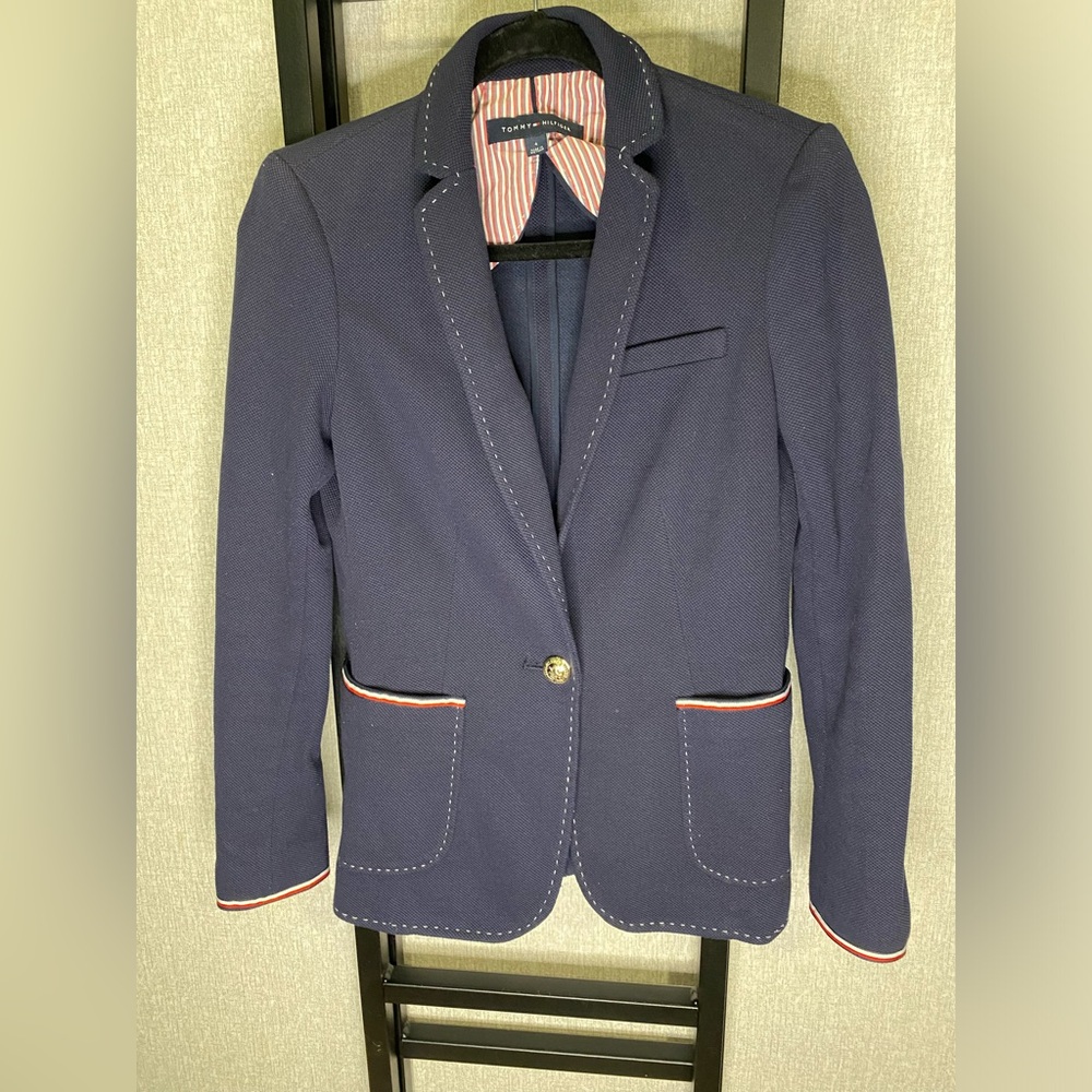 Tommy Hilfiger Navy Blue Blazer